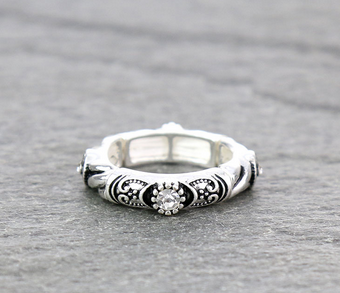 Tailored Stone Stretch Ring