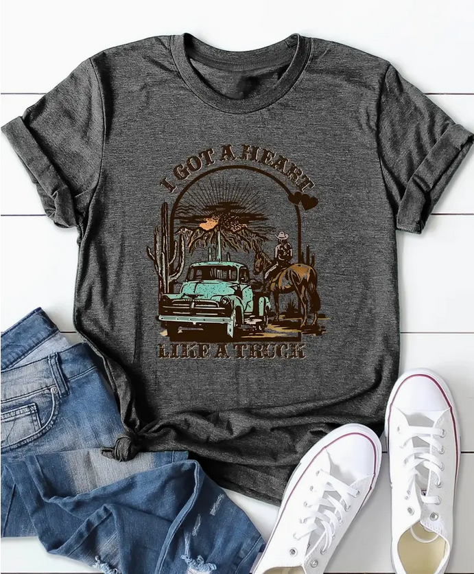 I Got A Heart Like A Truck Tshirt