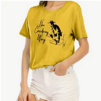 The Cowboy Way Mustard Tshirt