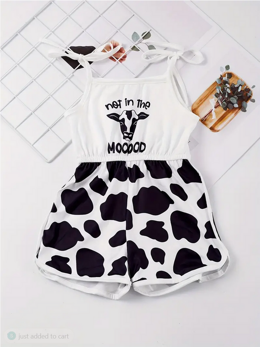 Not In The Mood Shorts Romper Outfit