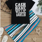 Cash, Hank, Willy & Waylon Short Sleeve Outfit