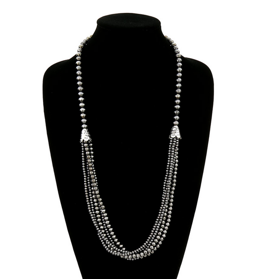 5Row Navajo Style Pearl Necklace