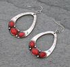 Western Oval Dangle Earrings