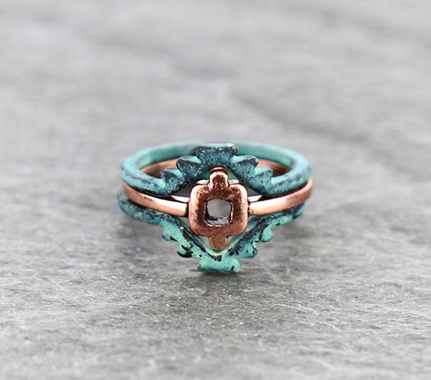 3 For 1 Aztec Eye Dazzler Ring