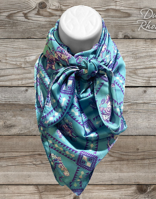 Dusti Rhoads Bandita Babe Silk Wild Rag Scarf