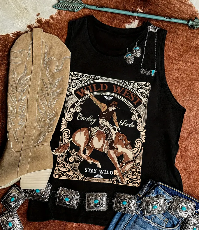 Wild West Stay Wild Tank Top