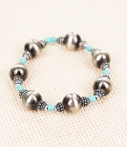 Melody Turquoise Beaded Bracelet