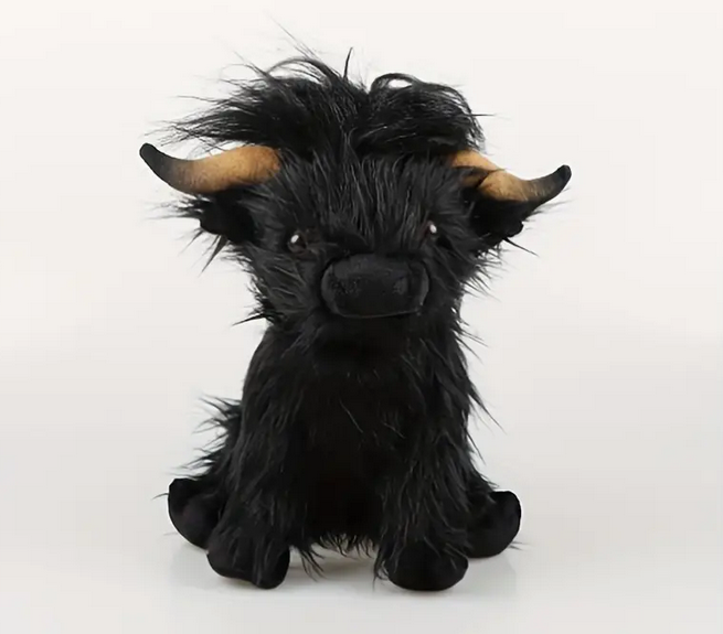 Black Highlander Stuffed Toy