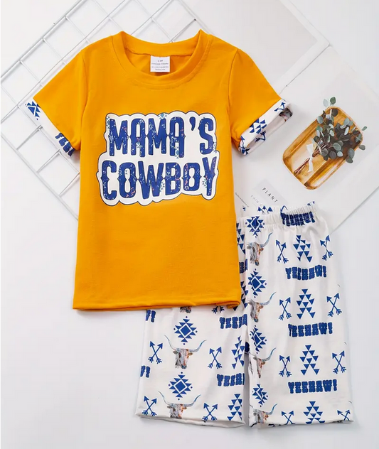 Mamas Cowboy Shorts Outfit