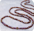 60" Glass Bead Long Necklace