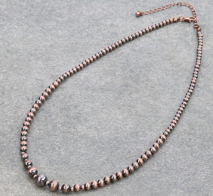 Navajo Style Pearl Necklace