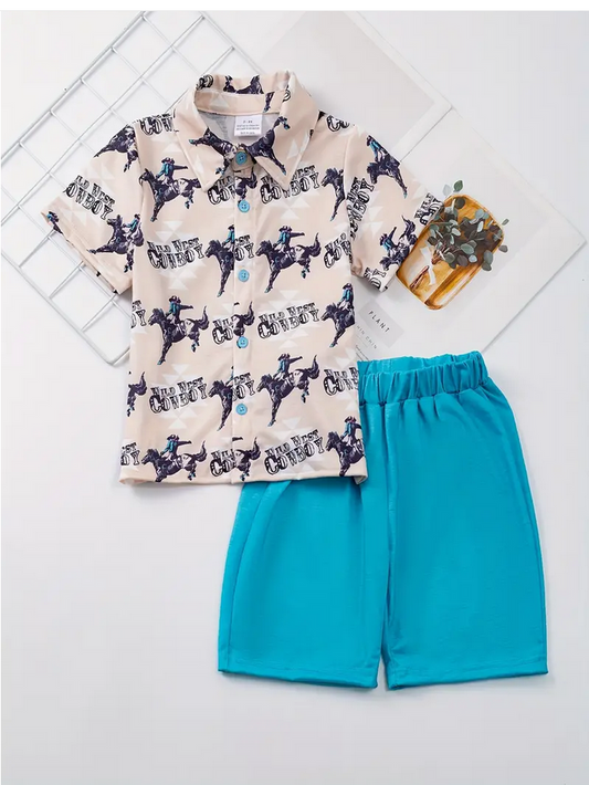 Short Sleeve Button Up Shorts Outfit