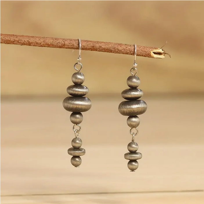 Navajo Pearl Simple Earrings