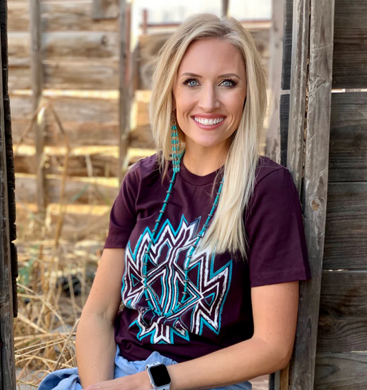 Kyndal Aztec Tee