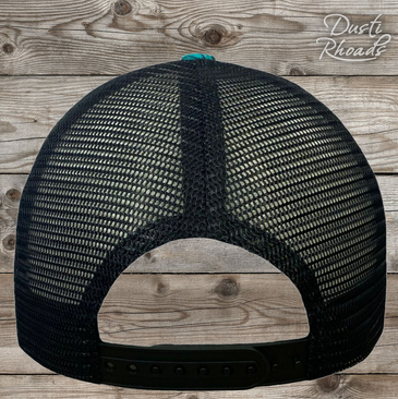 Dusti Rhoads Saddle Up Teal Trucker Cap