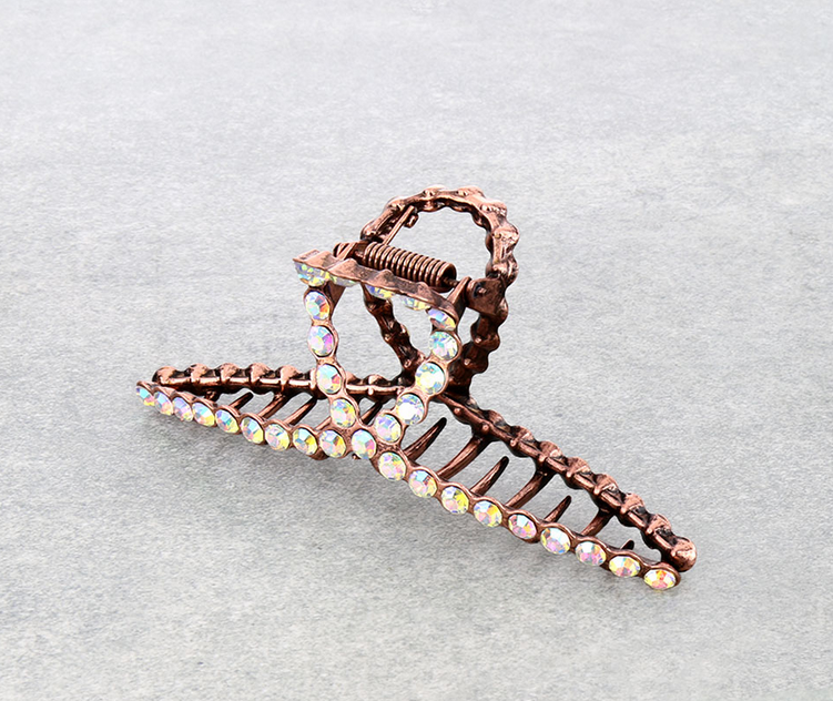 4.5″ Rhinestone Banana Hair Claw Clip