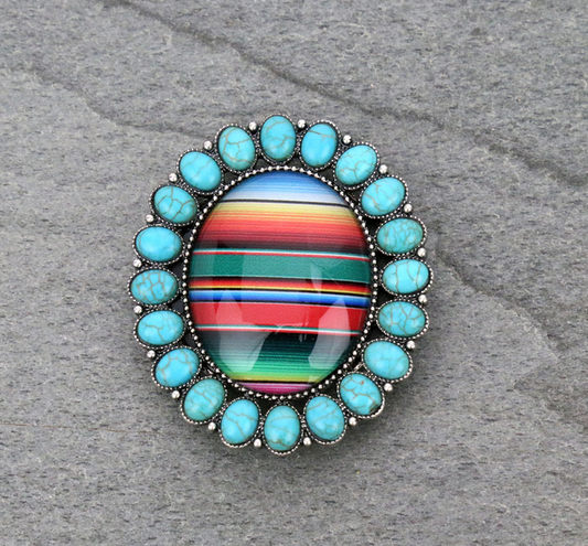 Serape Glass Bubble Phone Grip and Stand