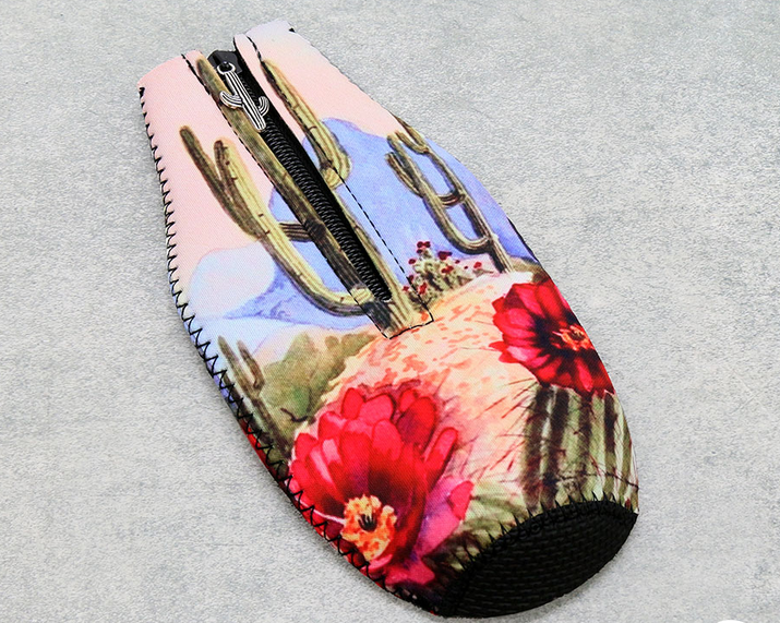 Cactus Landscape Bottle Drink Sleeve/Cooler