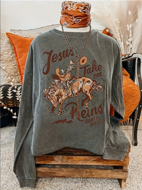 Jesus Take The Reins Sweatshirt