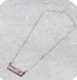 Western Dainty Bar Necklace