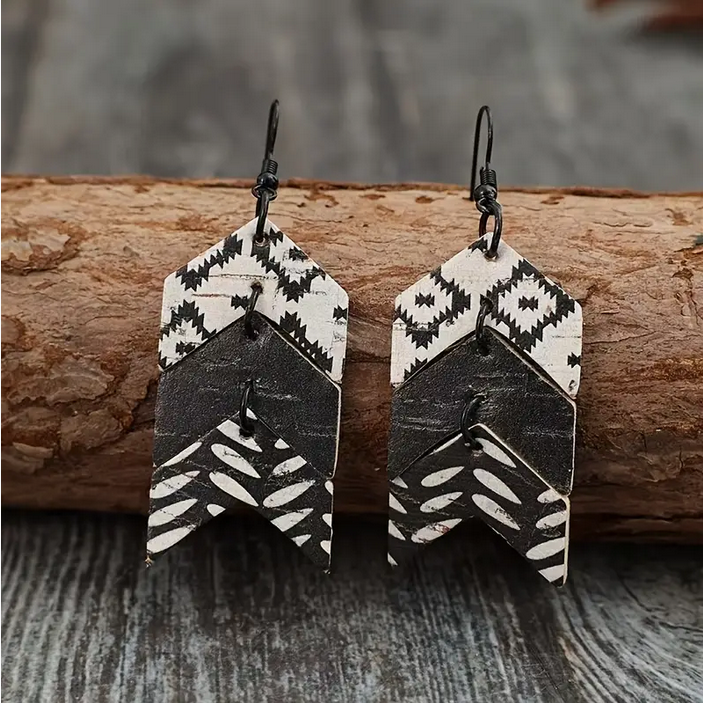 Light Wooden Earrings