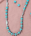 Turquoise Necklace and Earring Set