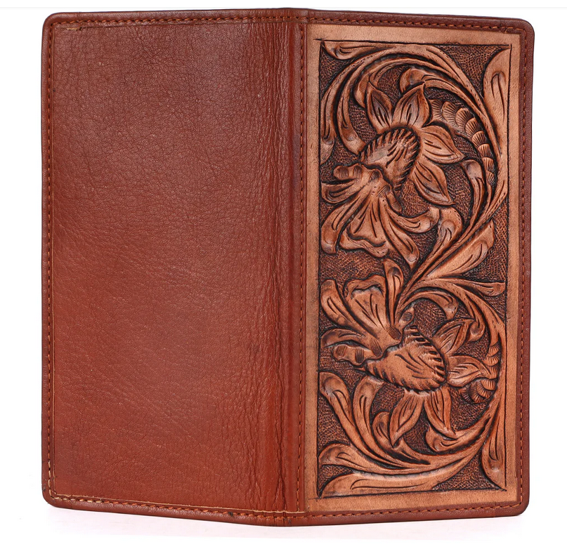 Tooled Leather Wallet