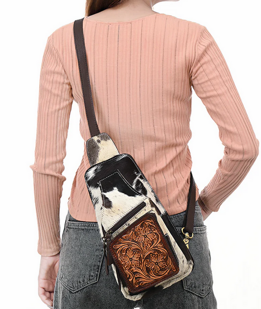 American Darling Cowhide Sling Bag