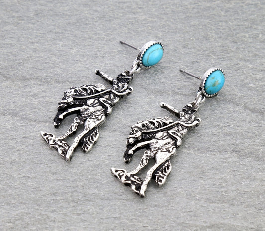 Western Rodeo Stud Earrings