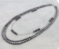 3Row Navajo Style Pearl Necklace