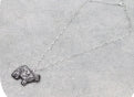 Western Etched Cow Necklace