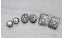 3 Pair Western Theme Etched Earring Set