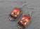 Western Portrait Fish Hook Earrings