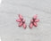 Western Flower Stone Stud Earrings