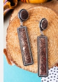 Brinson Bar Coppertone Earrings