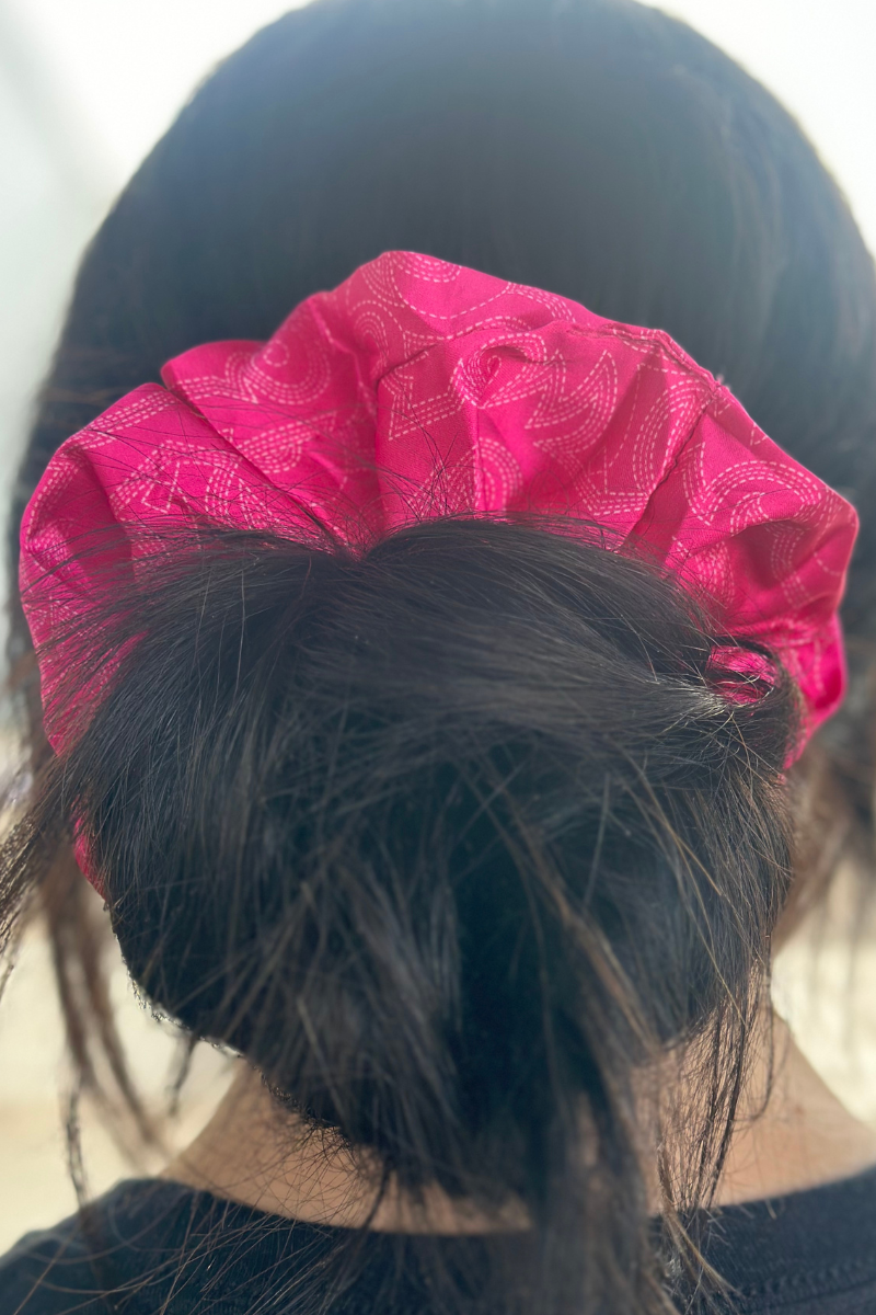 Hot Pink Scrunchie