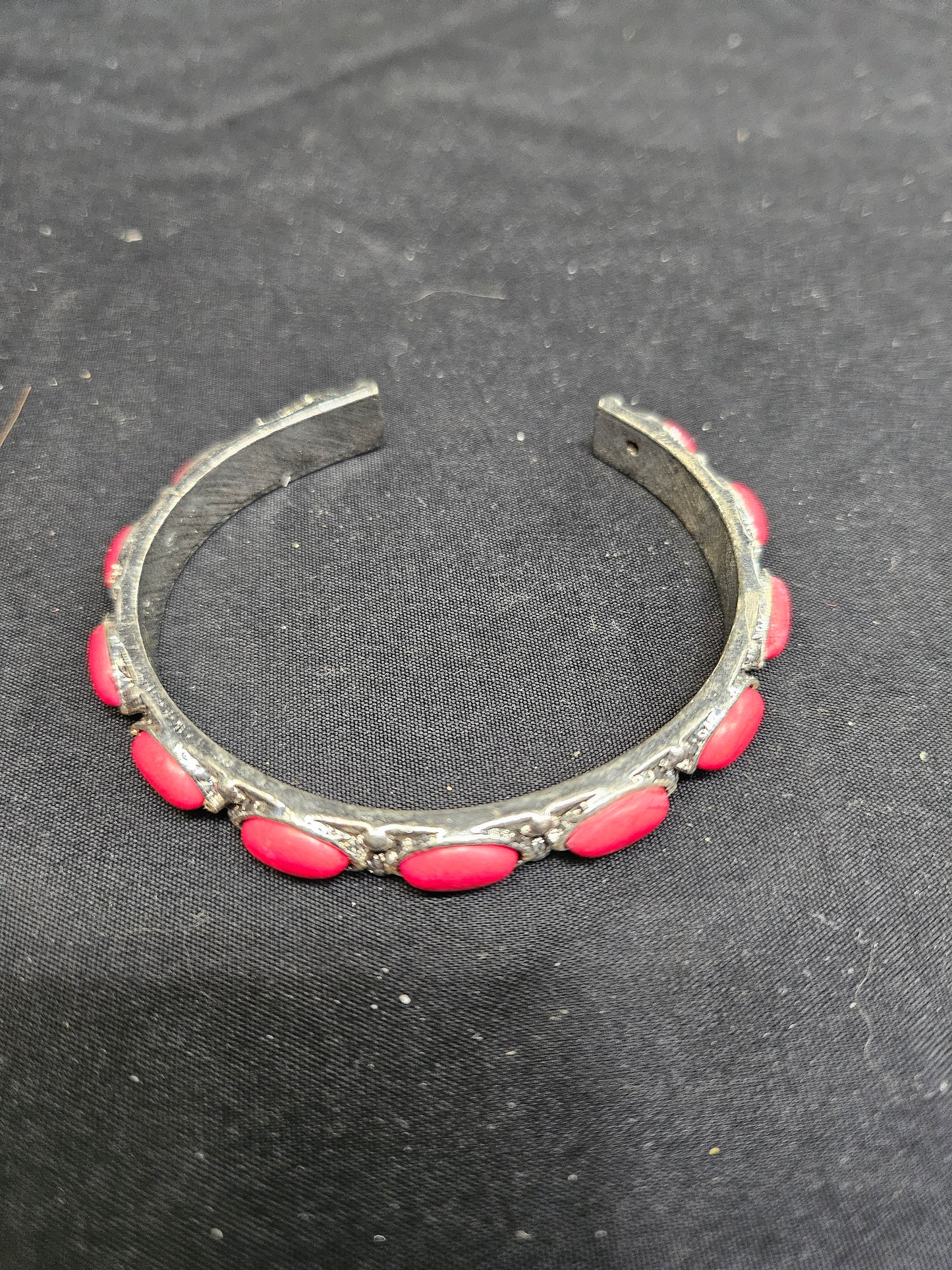 Red Cuff Bracelet