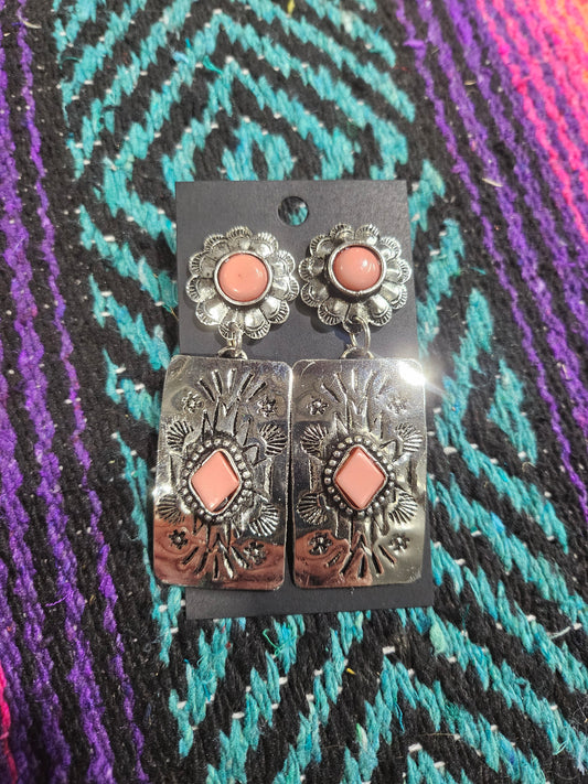 Pink Romeo Dangle Earrings