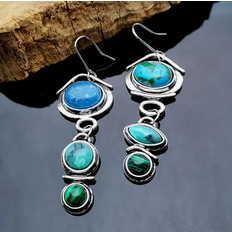 Three Tier Dangle Earrings