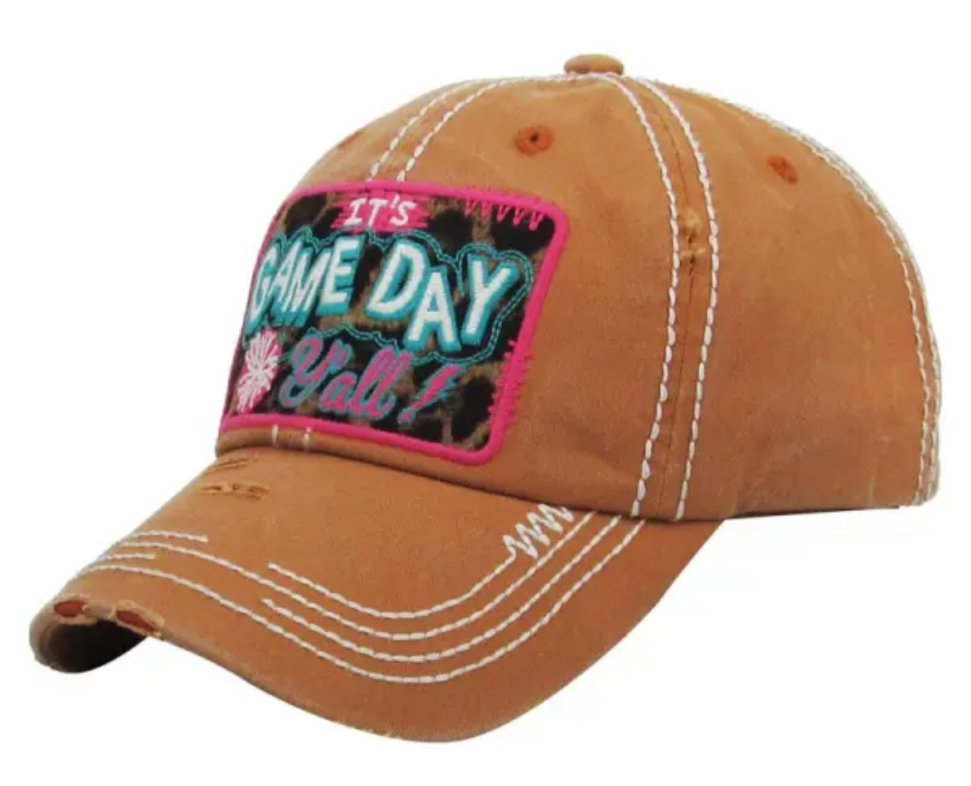 “IT’S GAME DAY Y’all” Washed Vintage Ballcap