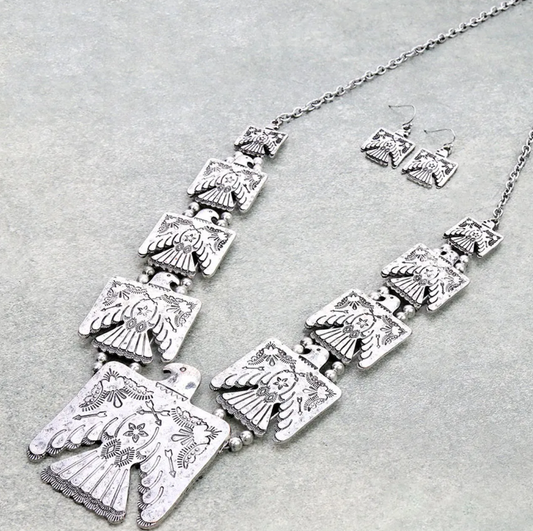 Western Thunderbird Necklace Set