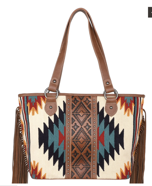 Montana West Aztec Tapestry Concealed Carry Tote