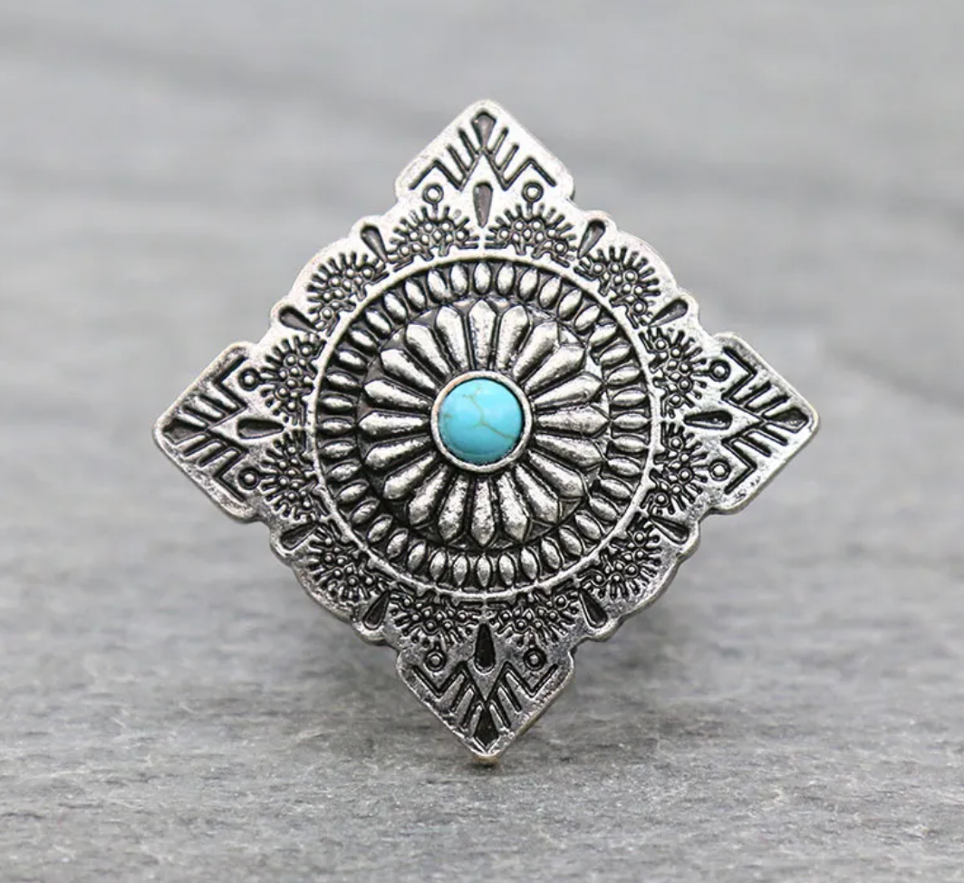 Western Texture Stretch Ring