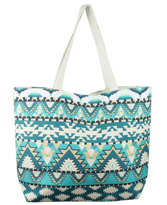 Aztec Pattern Tote Bag