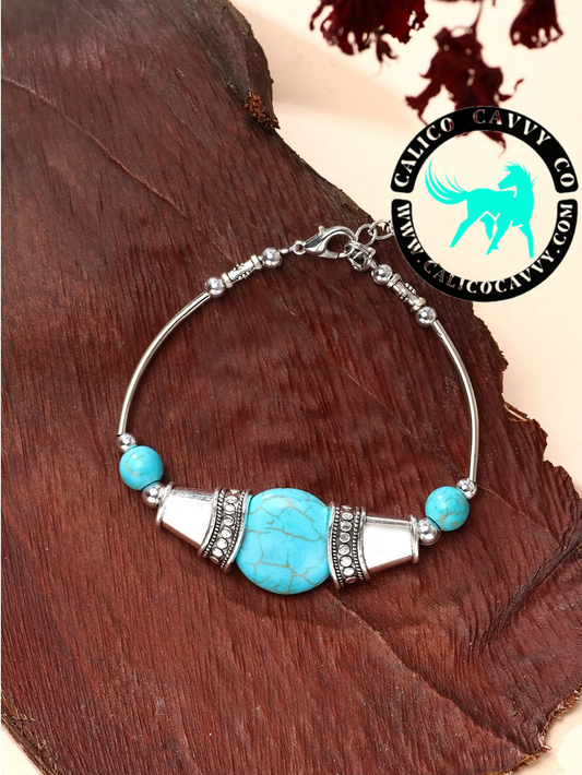 Turquoise Charm Bracelet