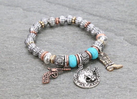 Western Horse Stretch Bracelet