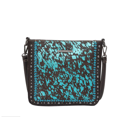 Trinity Ranch Hair-On Cowhide Collection Concealed Carry Crossbody Bag