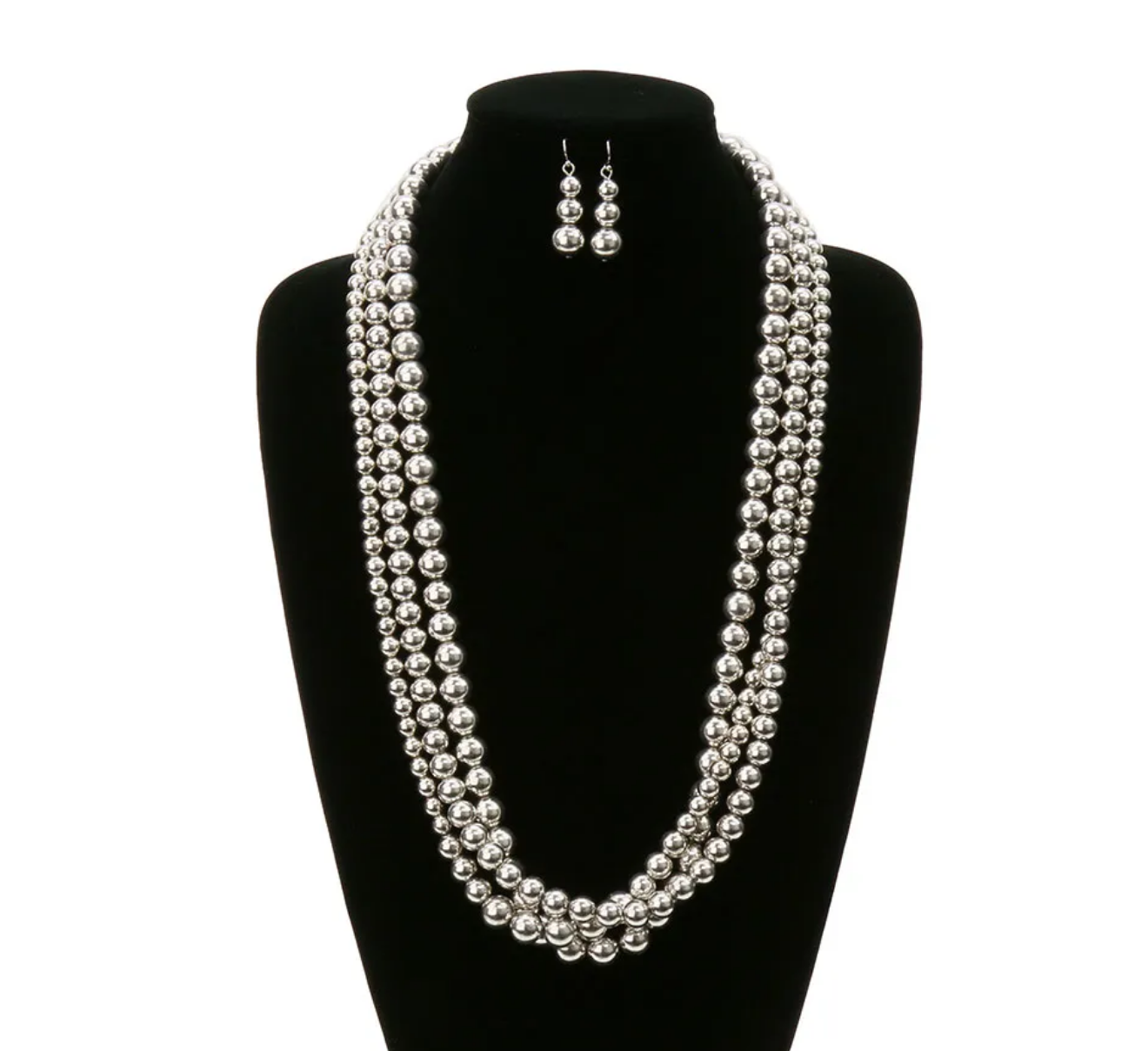 Western Multi Layered CCB Necklace Set