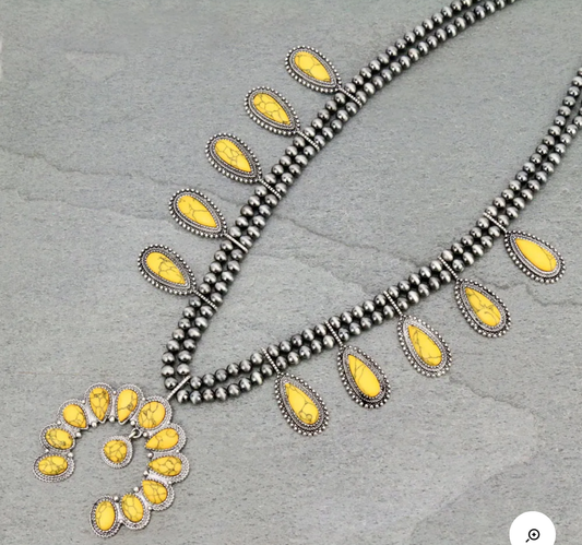 Western Squash Blossom Necklace