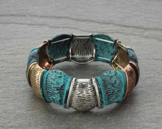 Texture Pattern Stretch Bracelet